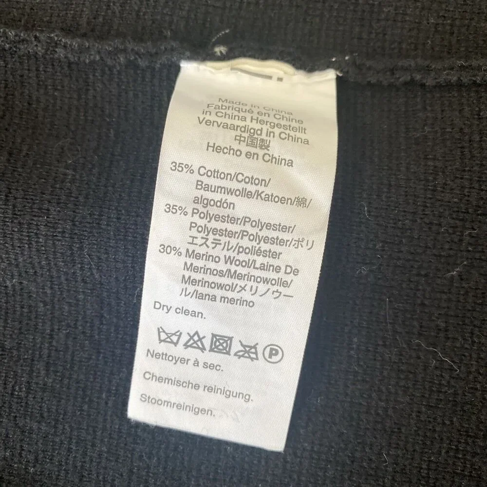 J. Crew Juliette Collarless Sweater‎ Blazer Womens XS Open Front Minimalist